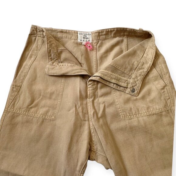 Nili Lotan Luna Pants Size 10,  Sand, beige - Picture 8 of 16
